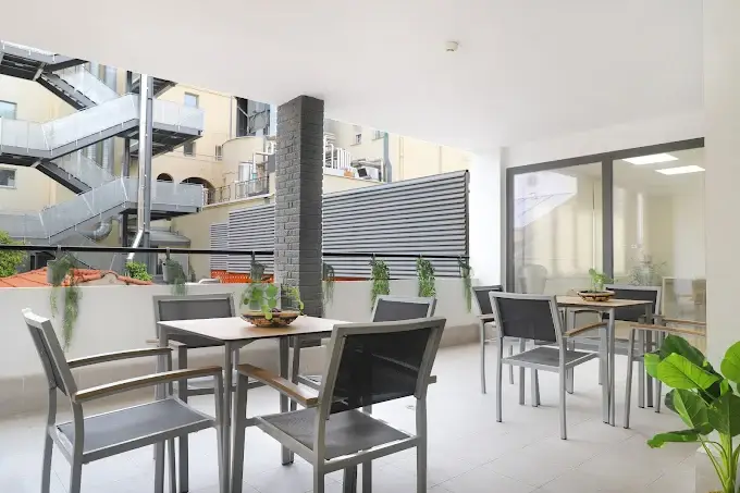 Residencia Grupo 5 Avenida da América terraza