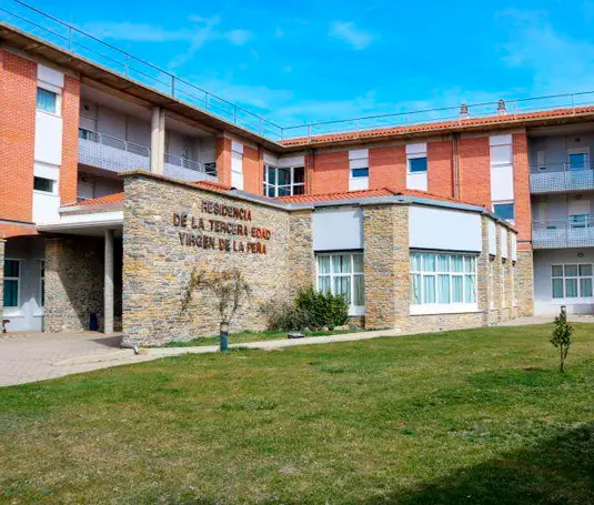 mimara virgen de la pena residencia de mayores fachada